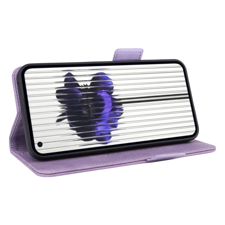 For Nothing Phone 2 Magnetic Clasp Leather Phone Case(Purple) - Nothing Cases by buy2fix | Online Shopping UK | buy2fix