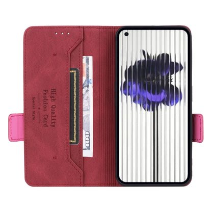 For Nothing Phone 2 Magnetic Clasp Leather Phone Case(Red) - Nothing Cases by buy2fix | Online Shopping UK | buy2fix