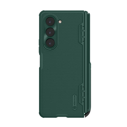 For Samsung Galaxy Z Fold5 NILLKIN Frosted Fold PC + TPU Phone Case with Holder(Green) - Galaxy Z Fold5 Cases by NILLKIN | Online Shopping UK | buy2fix
