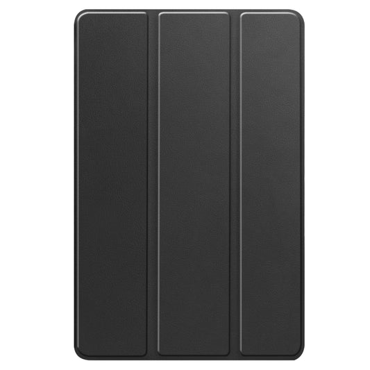 For Realme Pad 2 3-folding Leather Smart Tablet Case(Black) - Realme by buy2fix | Online Shopping UK | buy2fix