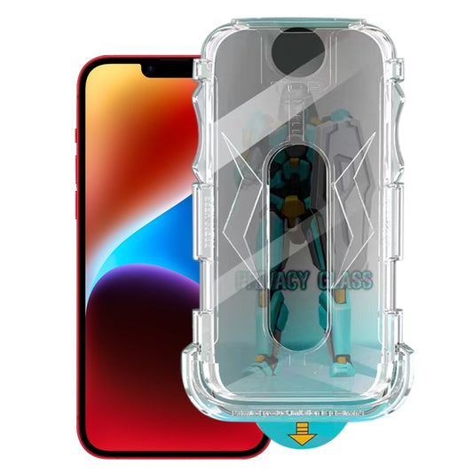 For iPhone 13 Pro Max / 14 Plus Easy Install 28 Degree Privacy Armor Tempered Glass Film - iPhone 14 Plus Tempered Glass by buy2fix | Online Shopping UK | buy2fix