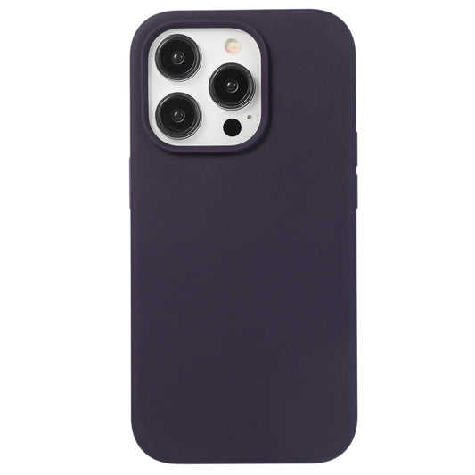 For iPhone 14 Pro Max Liquid Silicone Phone Case(Berry Purple) - iPhone 14 Pro Max Cases by buy2fix | Online Shopping UK | buy2fix