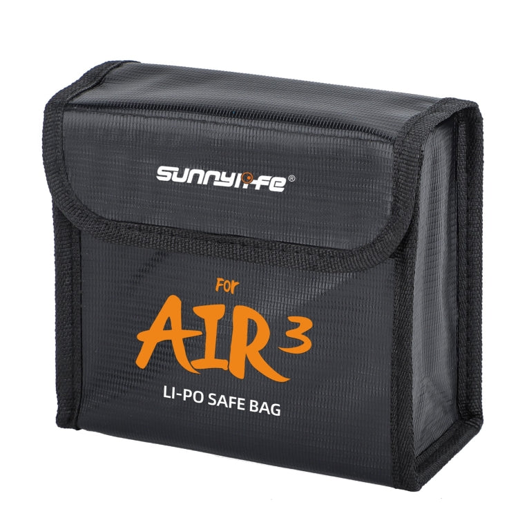 For DJI Air 3 Sunnylife Battery Explosion-proof Safe Bag Protective Li-Po Safe Bag For 3pcs Batteries - Carry Cases & Bags by Sunnylife | Online Shopping UK | buy2fix