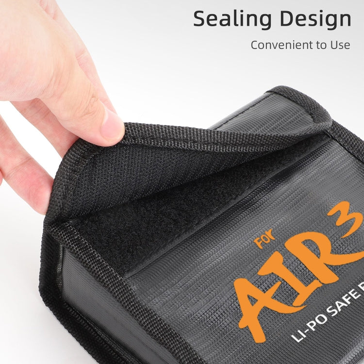 For DJI Air 3 Sunnylife Battery Explosion-proof Safe Bag Protective Li-Po Safe Bag For 3pcs Batteries - Carry Cases & Bags by Sunnylife | Online Shopping UK | buy2fix