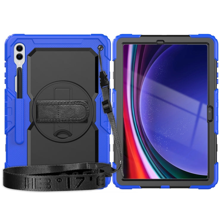 For Samsung Galaxy Tab S10+ / S9+ / S9 FE+ Silicone + PC Tablet Case(Dark Blue+Black) - Galaxy Tab S9+ Cases by buy2fix | Online Shopping UK | buy2fix