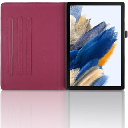 For Lenovo Tab M10 Plus 10.6 3rd Gen Tree Life Embossed Rotation Leather Smart Tablet Case(Red) - Lenovo by buy2fix | Online Shopping UK | buy2fix