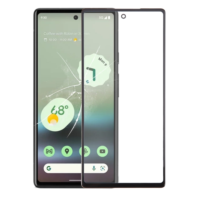 For Google Pixel 6a Front Screen Outer Glass Lens with OCA Optically Clear Adhesive by buy2fix