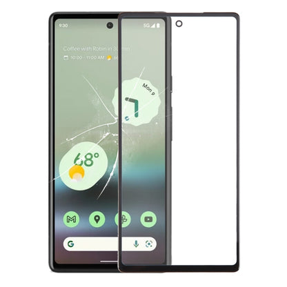 For Google Pixel 6a Front Screen Outer Glass Lens with OCA Optically Clear Adhesive by buy2fix