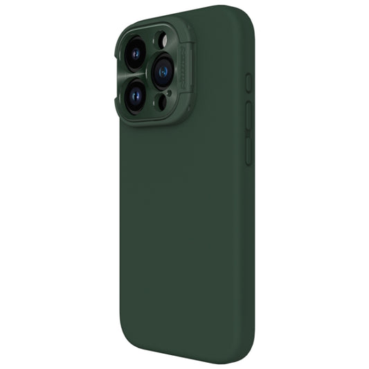 For iPhone 15 Pro NILLKIN Lens Wing Magsafe Magnetic Phone Case(Green) - iPhone 15 Pro Cases by NILLKIN | Online Shopping UK | buy2fix
