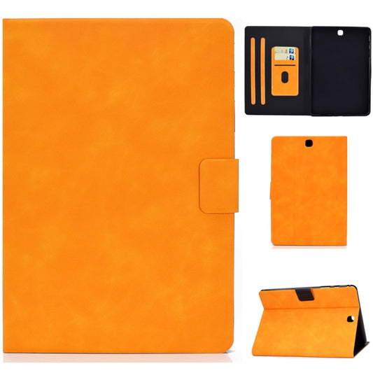 For Samsung Galaxy Tab A 9.7 T550/T555C Cowhide Texture Horizontal Flip Leather Case with Holder & Card Slots & Sleep / Wake-up Function(Khaki) - Other Galaxy Tab PC by buy2fix | Online Shopping UK | buy2fix