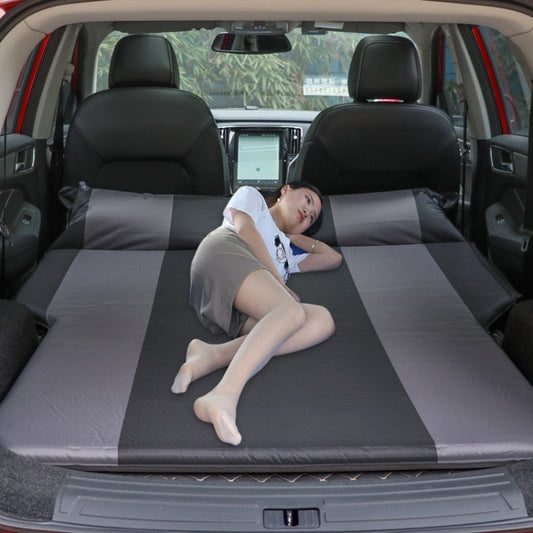 Universal Car Polyester Pongee Sleeping Mat Mattress Off-road SUV Trunk Travel Inflatable Mattress Air Bed, Size:180 x 130 x 102cm(Black + Grey) by buy2fix