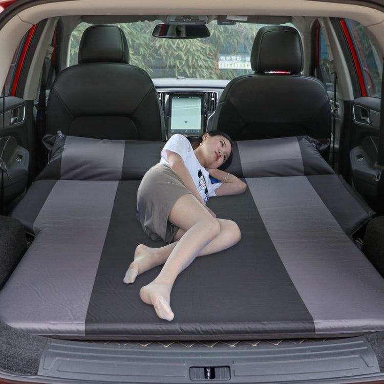 Universal Car Polyester Pongee Sleeping Mat Mattress Off-road SUV Trunk Travel Inflatable Mattress Air Bed, Size:180 x 130 x 102cm(Black + Grey) by buy2fix