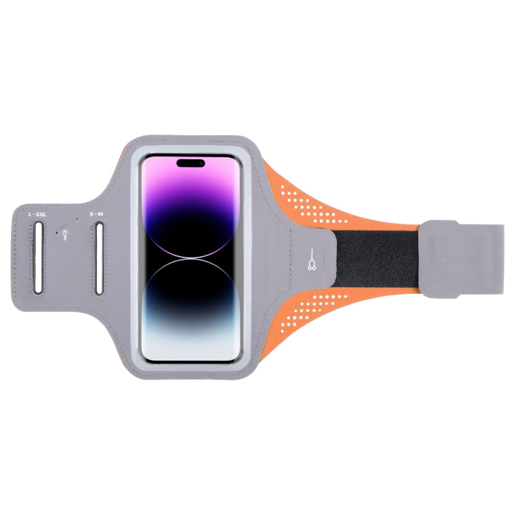 7 inch Sports Cellphone Armband Case Running Smartphone Arm Band(Orange) - More iPhone Cases by buy2fix | Online Shopping UK | buy2fix