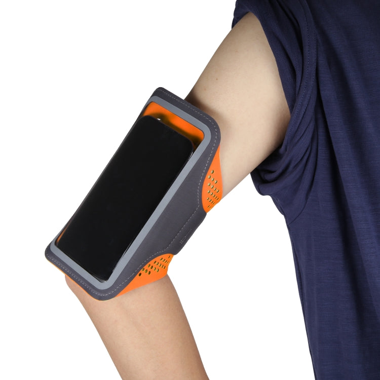 7 inch Sports Cellphone Armband Case Running Smartphone Arm Band(Orange) - More iPhone Cases by buy2fix | Online Shopping UK | buy2fix