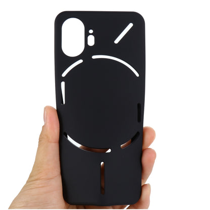 For Nothing Phone 2 Solid Color Liquid Silicone Dropproof Full Coverage Phone Case(Black) - Nothing Cases by buy2fix | Online Shopping UK | buy2fix