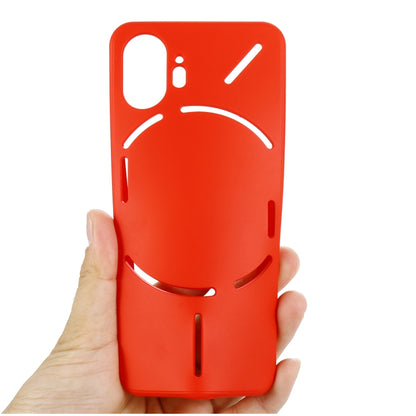 For Nothing Phone 2 Solid Color Liquid Silicone Dropproof Full Coverage Phone Case(Red) by buy2fix