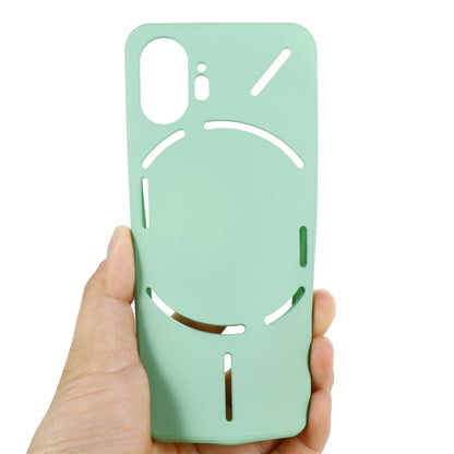 For Nothing Phone 2 Solid Color Liquid Silicone Dropproof Full Coverage Phone Case(Green) - Nothing Cases by buy2fix | Online Shopping UK | buy2fix
