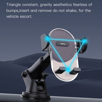 TOTU DCTS-019 Ming Series Car Holder, Suction Cup Version(Translucent Black) - Universal Car Holders by TOTUDESIGN | Online Shopping UK | buy2fix