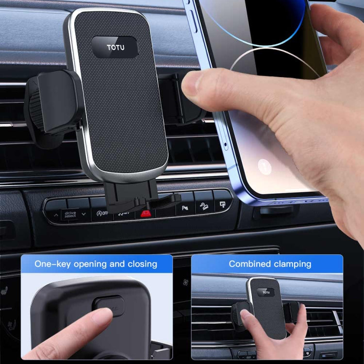 TOTU CH-5 One-Touch Locking Car Holder, Suction Cup Version(Black) - Universal Car Holders by TOTUDESIGN | Online Shopping UK | buy2fix
