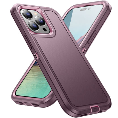 For iPhone 15 Pro Max Life Waterproof Rugged Phone Case(Purple + Pink) - iPhone 15 Pro Max Cases by buy2fix | Online Shopping UK | buy2fix