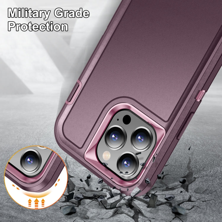 For iPhone 15 Pro Max Life Waterproof Rugged Phone Case(Purple + Pink) - iPhone 15 Pro Max Cases by buy2fix | Online Shopping UK | buy2fix