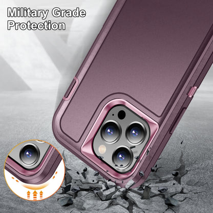 For iPhone 15 Pro Max Life Waterproof Rugged Phone Case(Purple + Pink) - iPhone 15 Pro Max Cases by buy2fix | Online Shopping UK | buy2fix