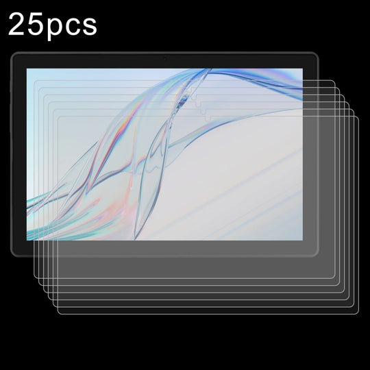 For Aiwa Tab AB10L 10.1 25pcs 9H 0.3mm Explosion-proof Tempered Glass Film