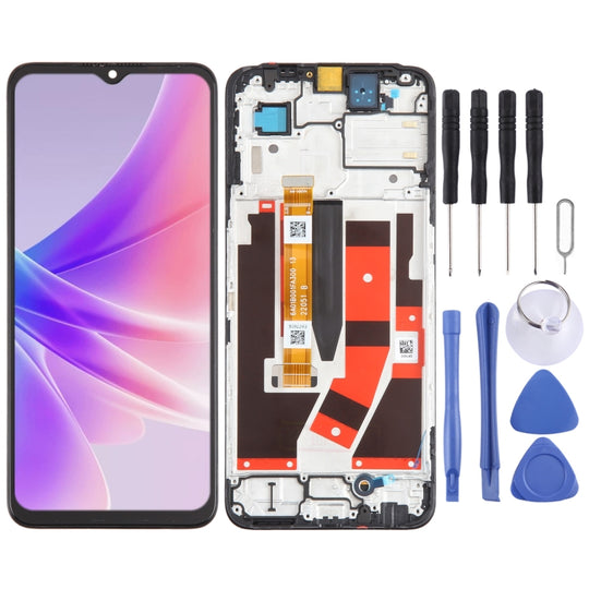 For OPPO A57 5G OEM LCD Screen Digitizer Full Assembly with Frame