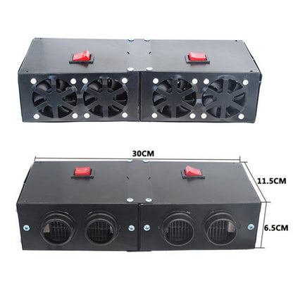 Car 500W High-power Electric Heater Defroster, Specification:24V 4-hole - Heating & Fans by buy2fix | Online Shopping UK | buy2fix