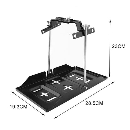 Car Universal Battery Bracket Adjustable Battery Fixed Holder + Base Tray, Size:28.5cm Base + 23cm Bracket - Engine Fittings by buy2fix | Online Shopping UK | buy2fix
