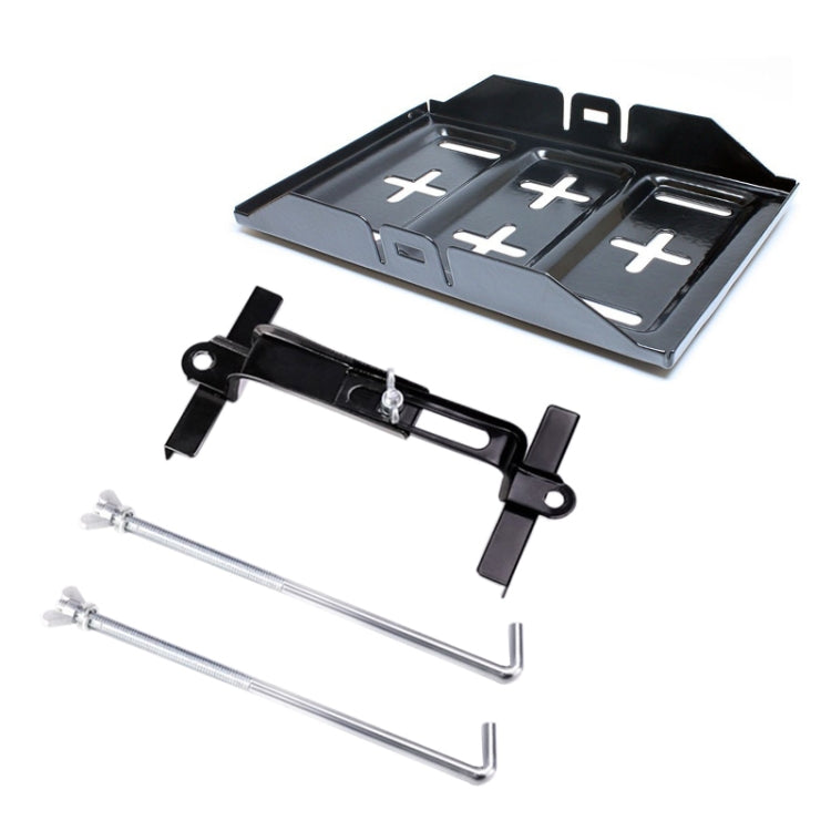 Car Universal Battery Bracket Adjustable Battery Fixed Holder + Base Tray, Size:28.5cm Base + 23cm Bracket - Engine Fittings by buy2fix | Online Shopping UK | buy2fix