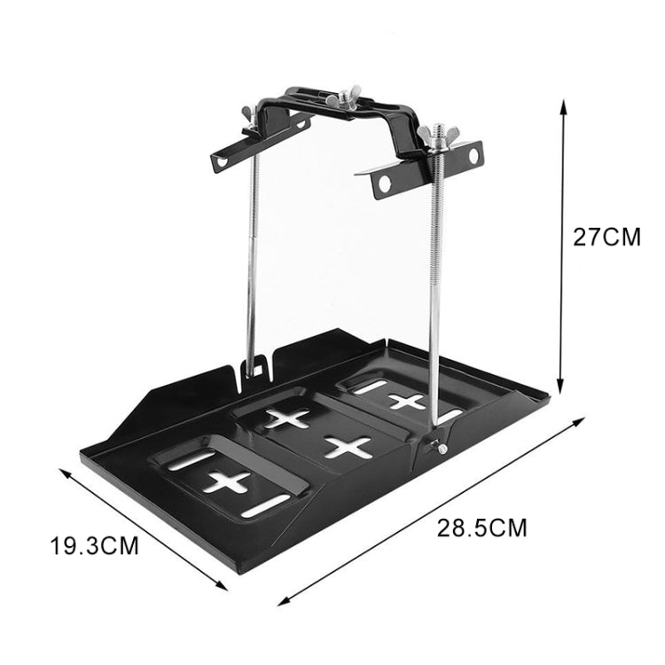 Car Universal Battery Bracket Adjustable Battery Fixed Holder + Base Tray, Size:28.5cm Base + 27cm Bracket - Engine Fittings by buy2fix | Online Shopping UK | buy2fix