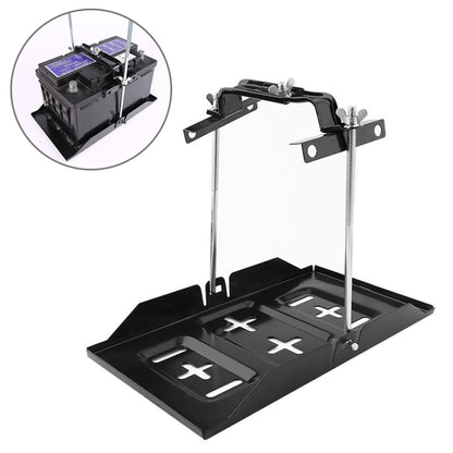 Car Universal Battery Bracket Adjustable Battery Fixed Holder + Base Tray, Size:34.5cm Base + 27cm Bracket - Engine Fittings by buy2fix | Online Shopping UK | buy2fix