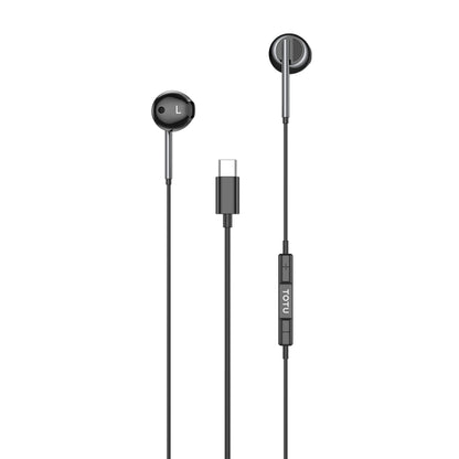 TOTU EP-3 In-Ear Wired Earphone Cable Length:1.2m, Plug Type:USB-C / Type-C(Black) - Type-C Earphone by TOTUDESIGN | Online Shopping UK | buy2fix