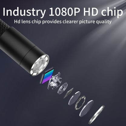 F180 8mm Lens 360 degree Free Spins Automotive Repair Endoscope, Spec:1.5m Rigid Tube by buy2fix