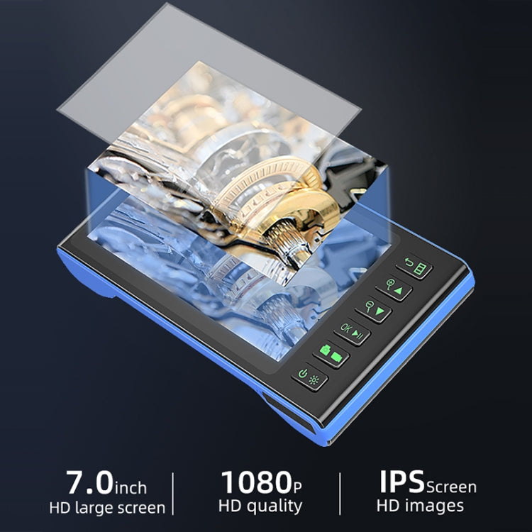 T23 8mm Single Lens 7 inch Screen Industrial Endoscope, Spec:10m Tube by buy2fix