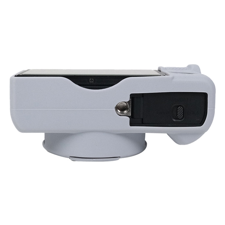 For Canon PowerShot G7 X Mark III / G7X3 Soft Silicone Protective Case with Lens Cover(Grey) by buy2fix