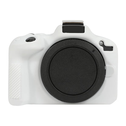 For Canon EOS R50 Soft Silicone Protective Case(White) by buy2fix