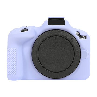 For Canon EOS R50 Soft Silicone Protective Case(Lilac Purple) by buy2fix