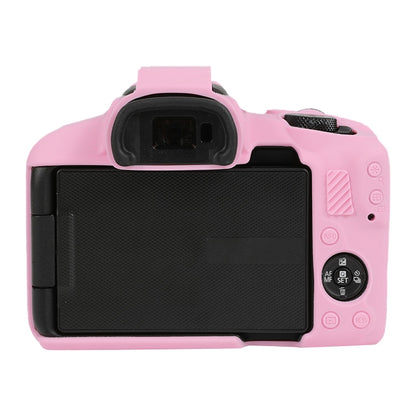 For Canon EOS R50 Soft Silicone Protective Case(Pink) by buy2fix