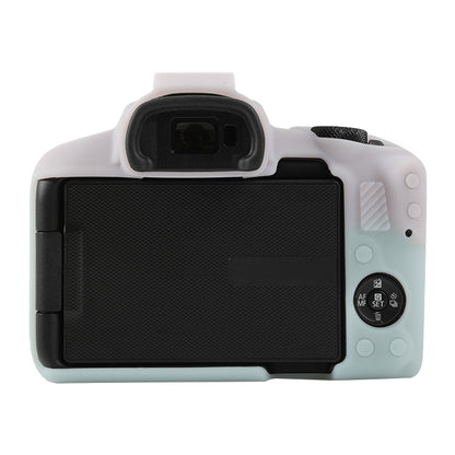 For Canon EOS R50 Soft Silicone Protective Case(Jello Pink Green) by buy2fix