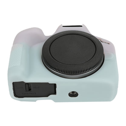 For Canon EOS R50 Soft Silicone Protective Case(Jello Pink Green) by buy2fix