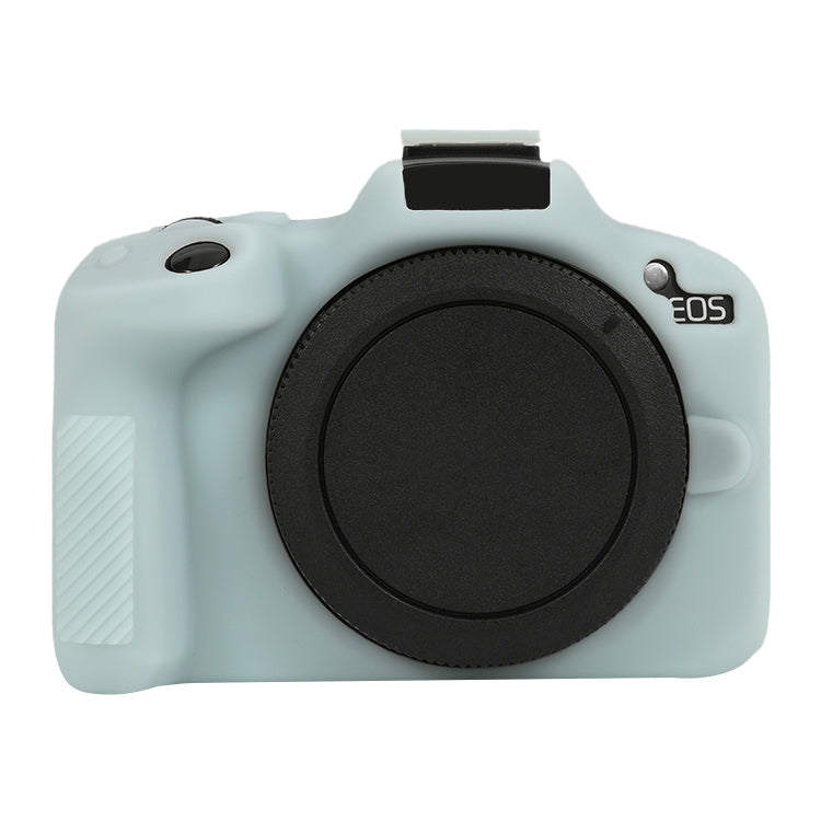 For Canon EOS R50 Soft Silicone Protective Case(Jello Green) by buy2fix