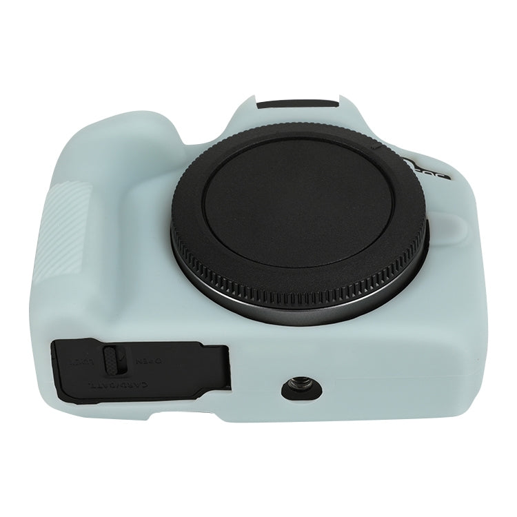 For Canon EOS R50 Soft Silicone Protective Case(Jello Green) by buy2fix