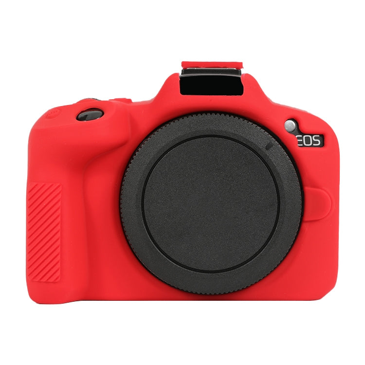 For Canon EOS R50 Soft Silicone Protective Case(Red) by buy2fix