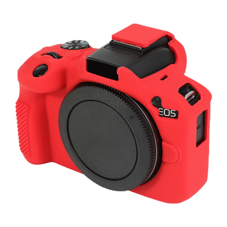 For Canon EOS R50 Soft Silicone Protective Case(Red) by buy2fix