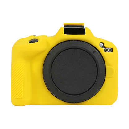 For Canon EOS R50 Soft Silicone Protective Case(Yellow) by buy2fix