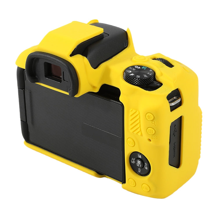 For Canon EOS R50 Soft Silicone Protective Case(Yellow) by buy2fix