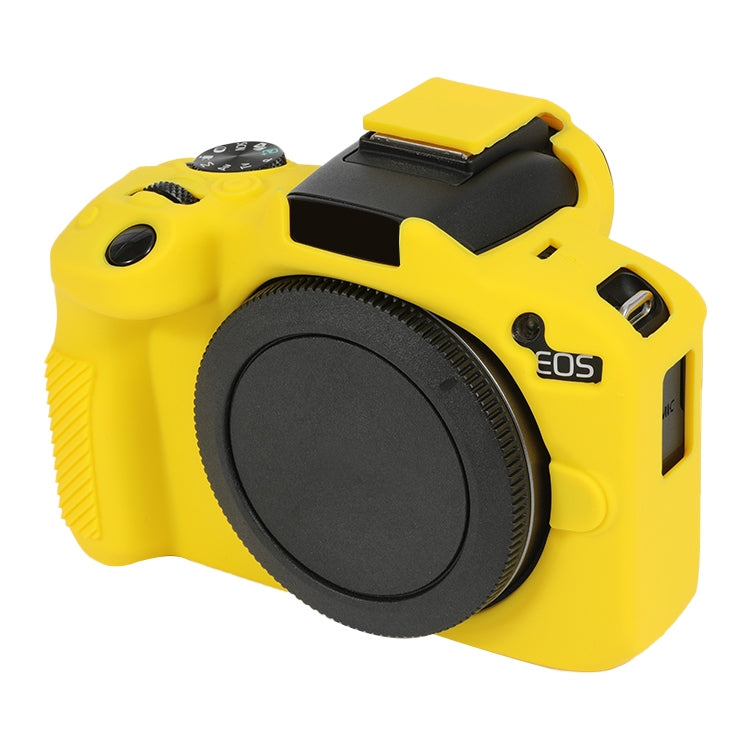 For Canon EOS R50 Soft Silicone Protective Case(Yellow) by buy2fix