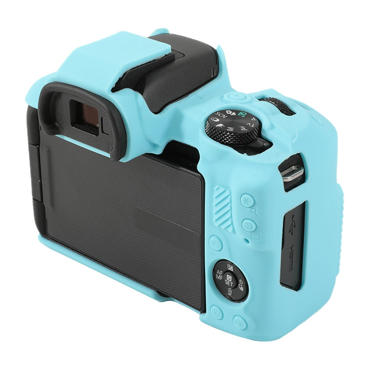 For Canon EOS R50 Soft Silicone Protective Case(Sky Blue) by buy2fix